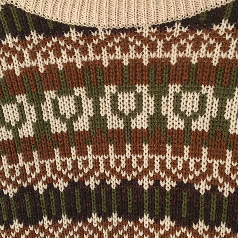 Vintage Australian Wool Norwegian Inspired Cardi - Picture 4 of 16